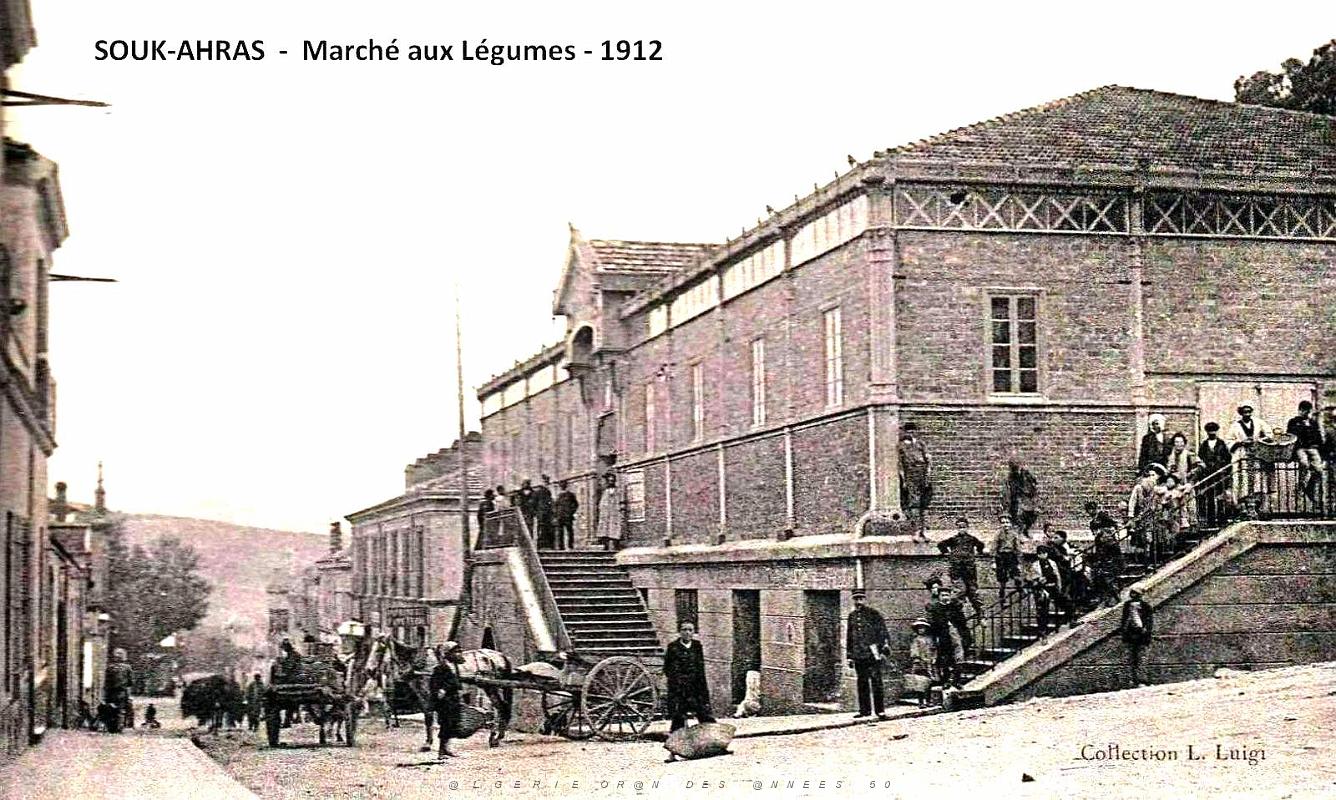 2103- Souk-Ahras - Marche aux Legumes - 1912.jpg